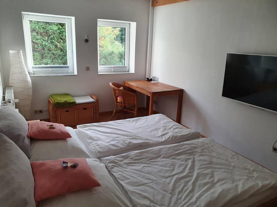 Kornhaus - Schoene Ferienwohnung Mit Pool, Kamin Und Terrasse 哥廷根 外观 照片